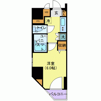 OneLife菊川ファースト【★浴室乾燥付・菊川駅徒歩2分！】の間取り図