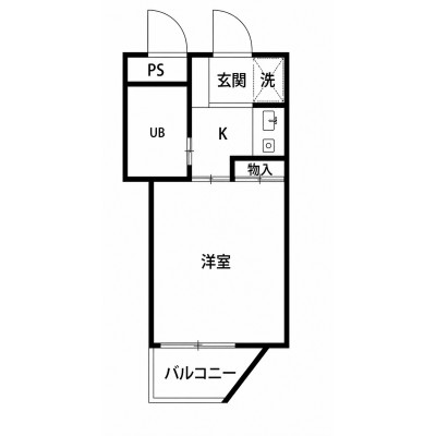 【J’sマンスリー飛田給 202】8月26日～入居可🌟厚さ20㎝超高密度ポケットコイルマットレス使用！駅徒歩5分、新宿駅まで約25分！都心へのアクセス良好☆【インターネット無料】の間取り図