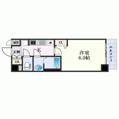OneLife海老江駅西ジャルダン【★Wi-Fi対応・設備充実】の間取り図