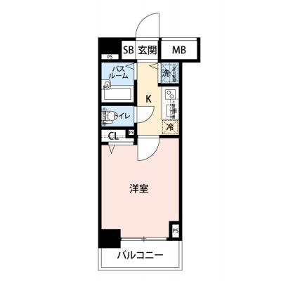 【🎉初期費用オフ｜お得なキャンペーン】【禁煙🚭】マイナビSTAY LF渋谷松濤Ⅱ　602の間取り図