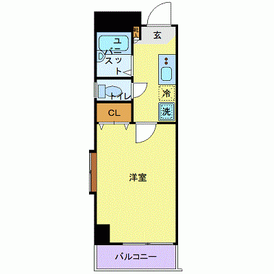 OneLife両国3rd【★△両国駅 徒歩4分・浴室乾燥付！】の間取り図