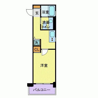 OneLife神田壱番館【★△浴室乾燥付・秋葉原駅 徒歩5分！】の間取り図
