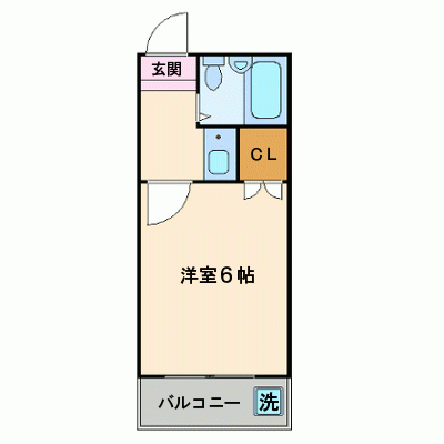 OneLife四日市ルーチェ【★3点ユニットバスタイプ】の間取り図