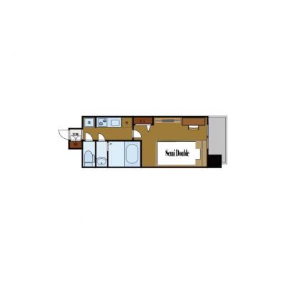 BraTTo深江橋ソレアス【単身者＆女性向け💓】防犯面に配慮した安心の住環境👍深江橋駅まで徒歩8分！の間取り図