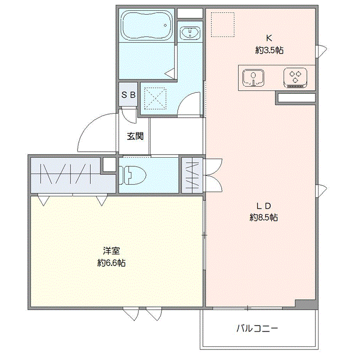 マンスリーリブマックス西巣鴨ラルゴⅡ★『禁煙ルーム・1LDK』【独立洗面・浴室乾燥付】≪エクセレントシリーズ≫の間取り図