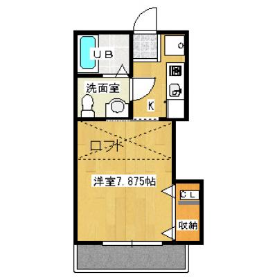 【Wi-Fi無料！】シルヴァン　スクエア 203号室の間取り図