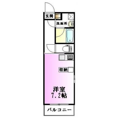 【海沿い駅近☆彡】セルバ湘南 103号室の間取り図