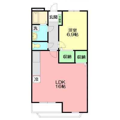 【Wi-Fi無料！】ファヌエル の間取り図