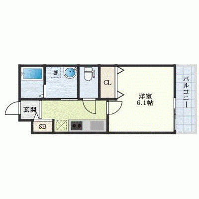 OneLife下新庄EAST【★設備充実】の間取り図
