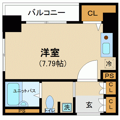 OneLife銀座八丁堀駅前【★オートロック・八丁堀駅 徒歩3分！】の間取り図