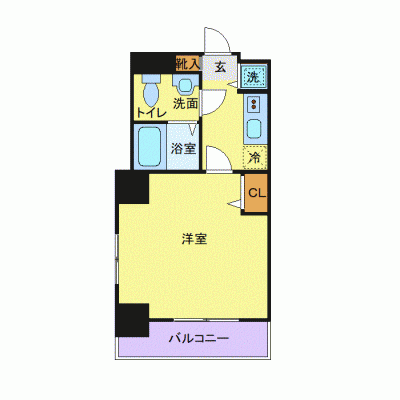 OneLife勝どきメゾン【★独立洗面付・勝どき駅 徒歩3分！】の間取り図