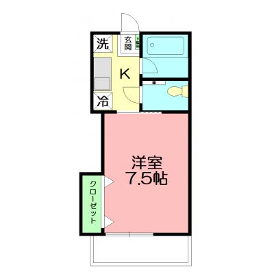 【Wi-Fi無料！】ベルフォルト  の間取り図