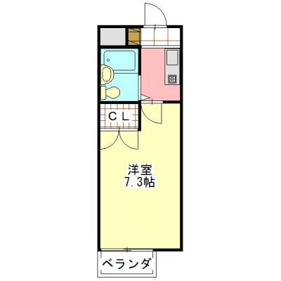 【オートロック付き！】マイメゾン愛甲石田 の間取り図
