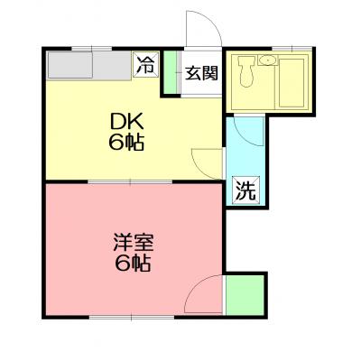 【無料駐車場付き！】ルイシャトレ富士見Ａ の間取り図