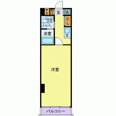 OneLife赤坂ミディアム【★△浴室乾燥付・溜池山王駅 徒歩5分！】の間取り図