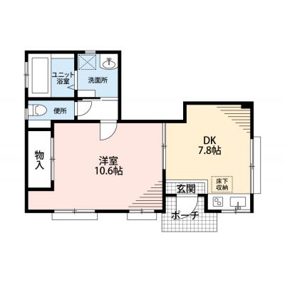 【J’sマンスリー代々木上原 1F】厚さ25㎝超高密度ポケットコイルマットレス使用！千代田線始発！代々木上原駅徒歩5分！【インターネット無料】の間取り図