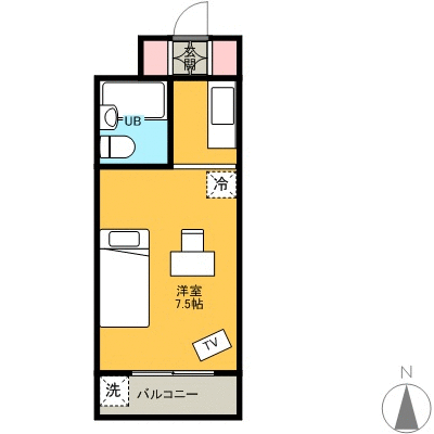 グレースマンションの間取り図