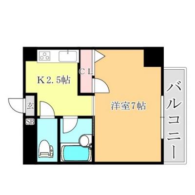 ライフスタイル大手町の間取り図