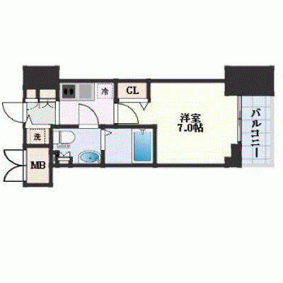 OneLife新深江北【★Wi-Fi対応・設備充実】の間取り図