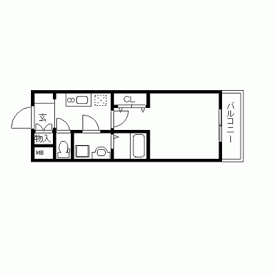 OneLife神戸みなと元町海岸通【★駅近・オートロック・設備充実物件】の間取り図