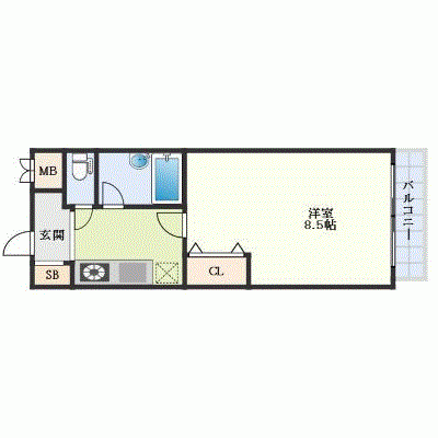 OneLifeあびこ南アロース【★設備充実】の間取り図