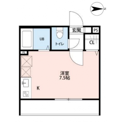 【J’sマンスリー北赤羽 305】即入居可🌟厚さ20㎝超高密度ポケットコイルマットレス使用！駅徒歩6分、池袋・新宿・渋谷まで乗換無し！都心へのアクセス良好☆【インターネット無料】の間取り図