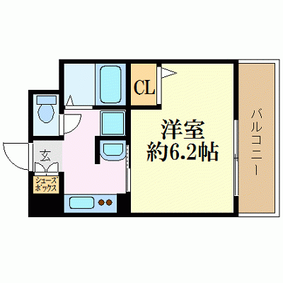 OneLife新大阪VIエキスプレイス【★NET対応】の間取り図