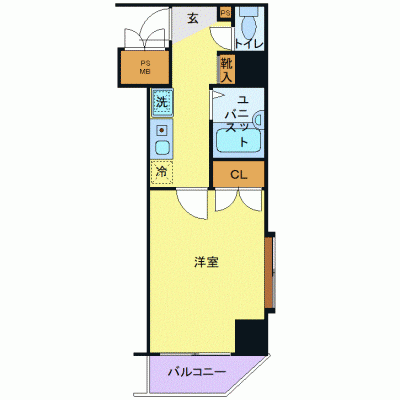 OneLife笹塚シティ【★オートロック付・笹塚駅 徒歩4分！】の間取り図