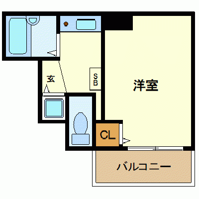 OneLife東三国CITYLIFE【★NET対応】の間取り図