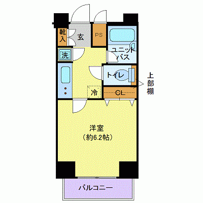 OneLife後楽園1st【★オートロック付・後楽園駅 徒歩6分！】の間取り図