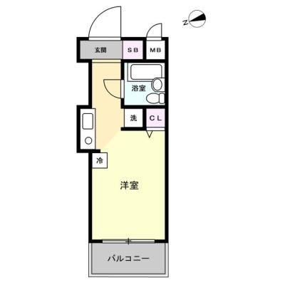 【電話特典有り☆清掃費無料！】コンシェル武蔵中原１の間取り図