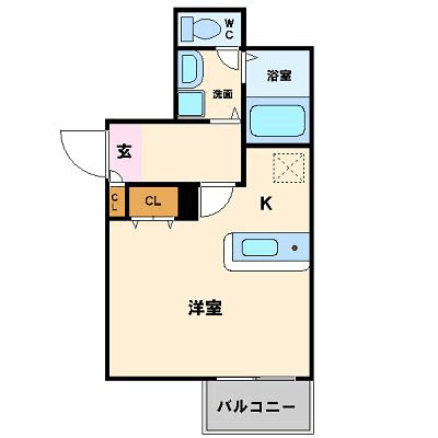 マンスリーリブマックス京都駅セントラルシティ★【設備充実】≪エクセレントシリーズ≫の間取り図