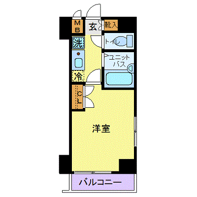 OneLife白山オリオ【★白山駅 徒歩3分・洗浄機能付き便座！】の間取り図