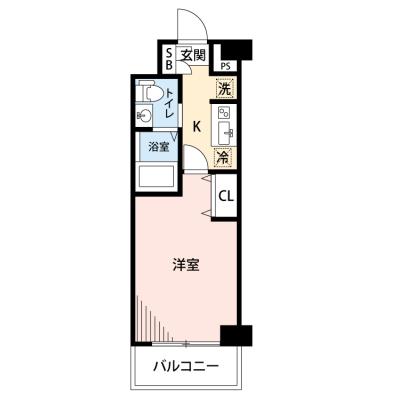 【🎉初期費用オフ｜お得なキャンペーン】【禁煙🚭/Wi-Fi無料🌐】マイナビSTAY DOビル花崎町3【仮称】　502の間取り図