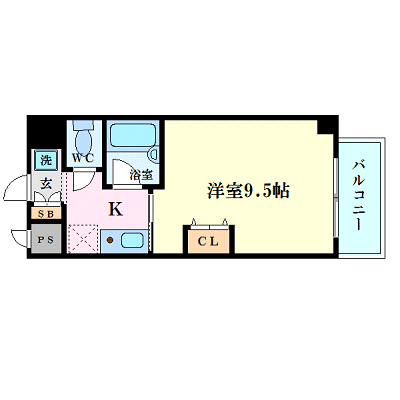 OneLife吹田前メゾン【★駅1分・NET対応】の間取り図