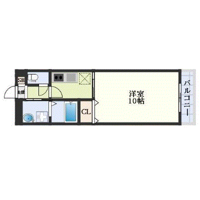 OneLife大日東グランモブ【★設備充実】の間取り図