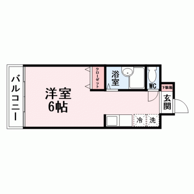 【ケイズプレイス黒崎Ⅲ502号】★黒崎駅徒歩圏内★Wifi無料★オートロック★駐車場あり★寝具付き★の間取り図