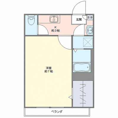 OneLife北大宮NORTH【★独立洗面台付・北大宮駅 徒歩4分！】の間取り図