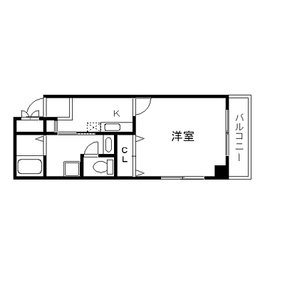 OneLife尼崎ロック【★駅近・オートロック・独立洗面台】の間取り図