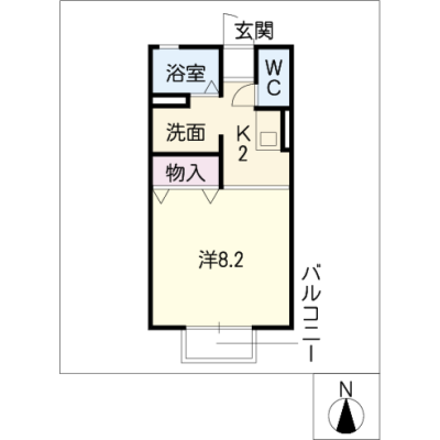 アルDEスリー長良川球場の間取り図