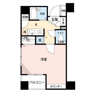 【🎉初期費用オフ｜お得なキャンペーン】【禁煙🚭】マイナビSTAYミライエ江戸川橋駅前　1007の間取り図