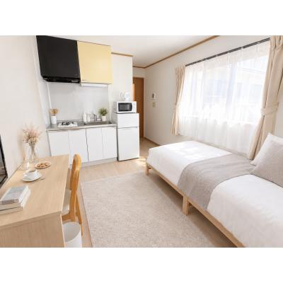 コスパだけじゃない“快適さ重視”マンスリータウン伊勢崎連取元町A101【Wi-Fi無料】の間取り図