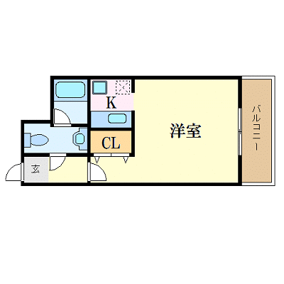 OneLife博多ファインビュー【★NET対応・設備充実】の間取り図