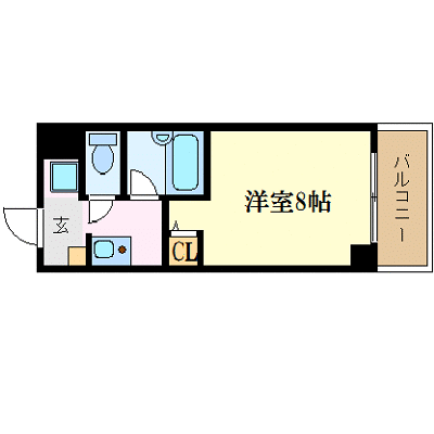 OneLife宝塚ベルコリーヌ【★駅近物件・オートロック・トイレバス別】の間取り図