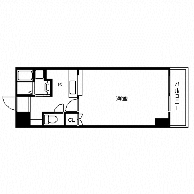OneLife沖縄県庁前レジデンス【★オートロック付き・バストイレ別】の間取り図