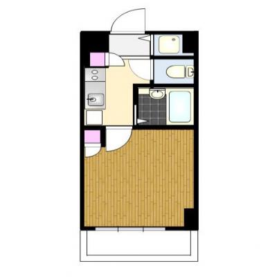 ★最短5月11日から入居可能★　室内動画有り・G-style.BBwf東京　りんかい線天王洲アイル駅1【嬉しいインターネット料金込み♪食器類や調理器具等の生活備品も日額料金に含んでいます♪】の間取り図