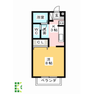 🚉鶴舞線「庄内緑地公園駅」徒歩圏内✨mozoワンダーシティ至近でお買い物至便🛒インターネット無料🔏の間取り図