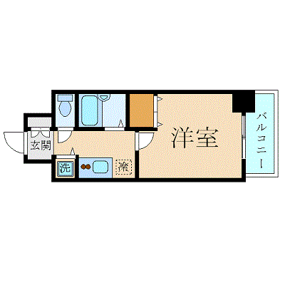 OneLife大塚コート【★大塚駅 徒歩5分・バストイレ別！】の間取り図