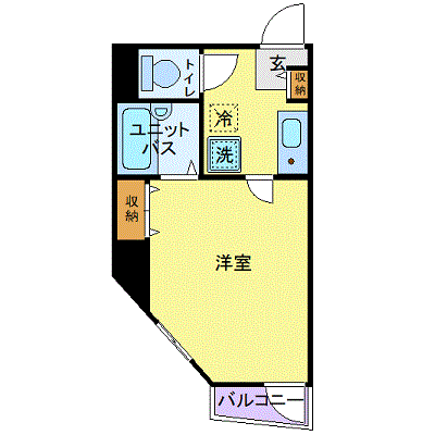 OneLife大塚北口エール【★大塚駅 徒歩2分・バストイレ別！】の間取り図