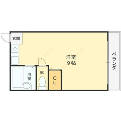 TR枚方１【女性向け・室内大規模改装・新規OPEN・関西医大病院まで徒歩9分・淀川河川公園まで徒歩2分】の間取り図